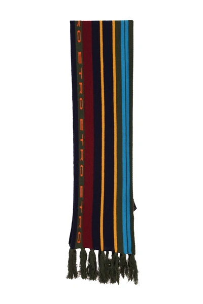 Shop Etro Men's Multicolor Wool Scarf