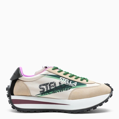 Shop Stella Mccartney Multicolour Reclypse Sneakers In ["beige", "multicolor", "white"]