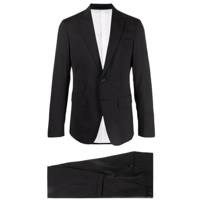 Shop Dsquared2 Black Wool Two-piece Suit