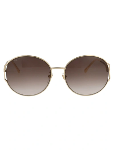 Shop Gucci Gg1017sk In Gold