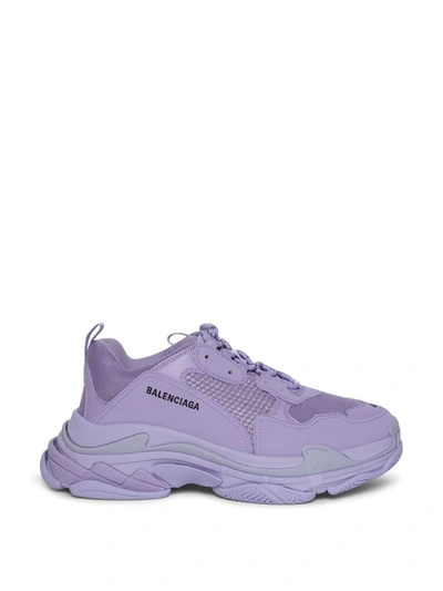 Shop Balenciaga Triple S Sneaker Lilac In Purple