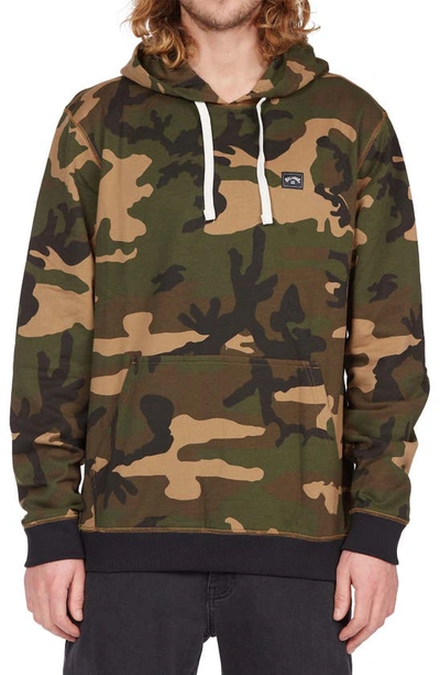 Shop Billabong All Day Hoodie In Camo