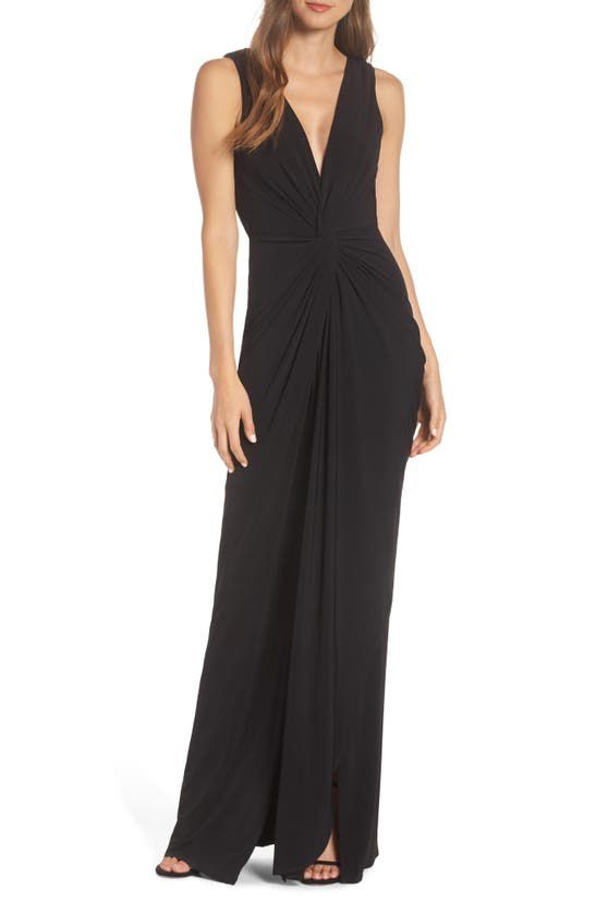 black column gown