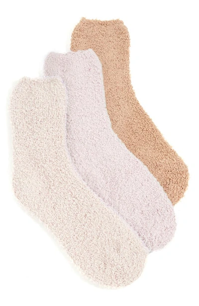 Shop Stems 3-pack Lounge Ankle Socks In Beige