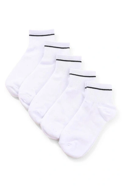 Shop Stems 5-pack Sport Ankle Socks In White
