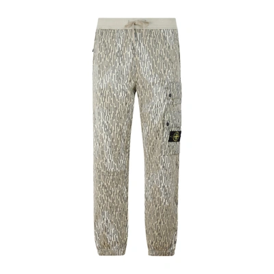 Shop Stone Island Rain Camo Cargo Pants In Multi