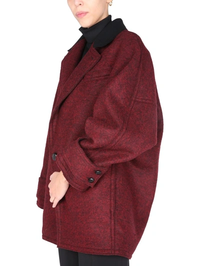 Shop Philosophy Di Lorenzo Serafini Single-breasted Coat In Red