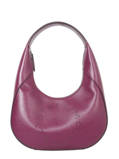 Small Stella Logo Shoulder Bag In Violet