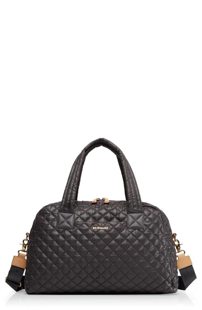Shop Mz Wallace Jimmy Quilted Nylon Bag In Magnet