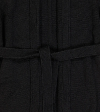 Shop The Row Huey Belted Cashmere Cardigan In Black