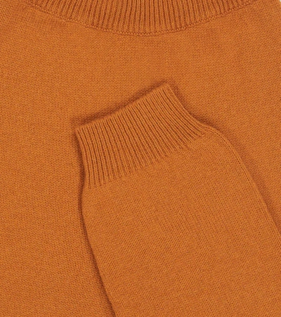 Shop The Row Louie Cashmere Sweatpants In Burnt Orange