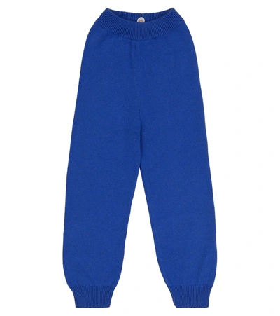 Shop The Row Louie Cashmere Sweatpants In Klein Blue
