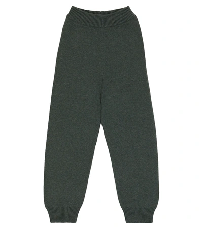 Shop The Row Louie Cashmere Sweatpants In Forest Green
