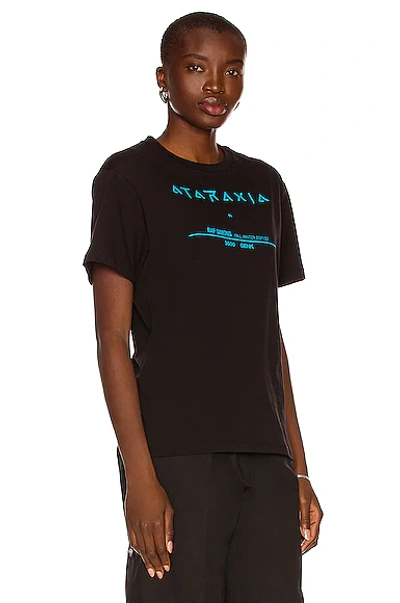 Raf Simons Ataraxia Cotton T-shirt In Black