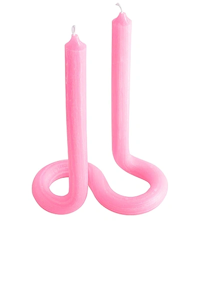 Shop 54 Celsius Lex Pott Twist Candle In Pink