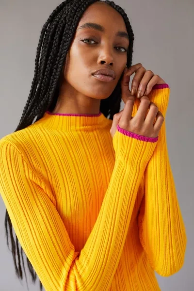 Dark hotsell mustard sweater