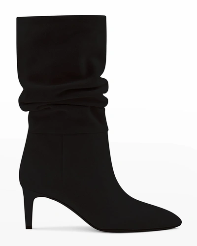 Shop Paris Texas 60mm Slouchy Suede Boots In Black