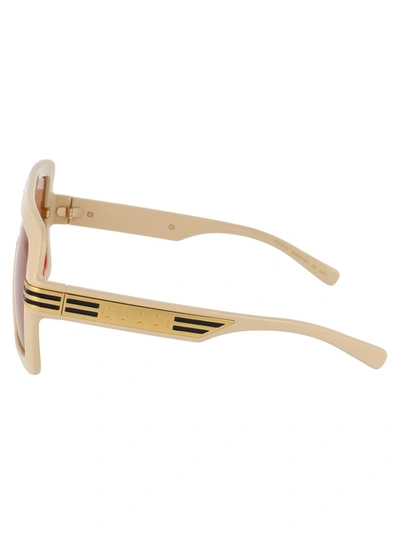 Shop Gucci Eyewear Sunglasses In 004 White White Orange