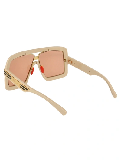 Shop Gucci Eyewear Sunglasses In 004 White White Orange