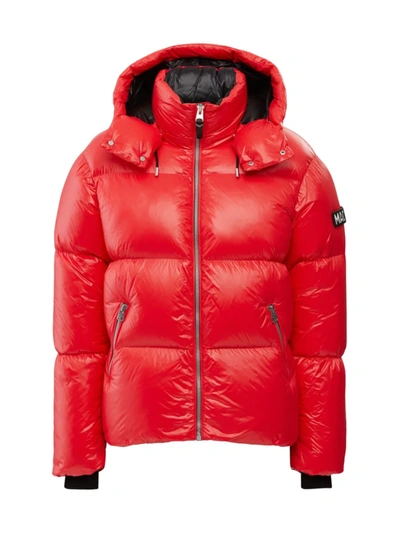 Kent Water Repellent Down Puffer Jacket In Red