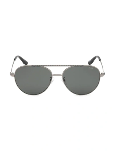 Shop Bmw Men's 60mm Polarized Pilot Sunglasses In Gunmetal