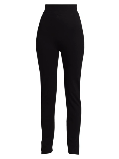 Shop Leset Women's Rio High-waisted Straight Pants In Black