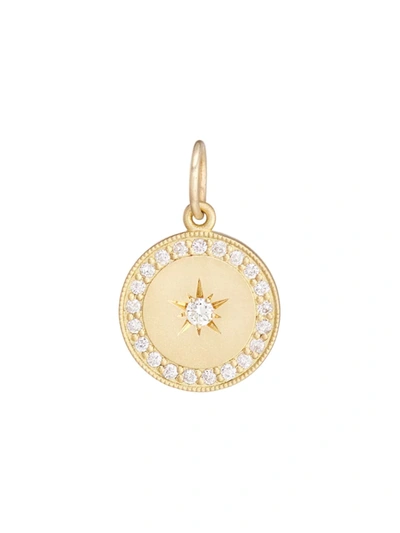 Shop Andrea Fohrman Women's Full Moon 18k Yellow Gold & Diamond Pendant Necklace