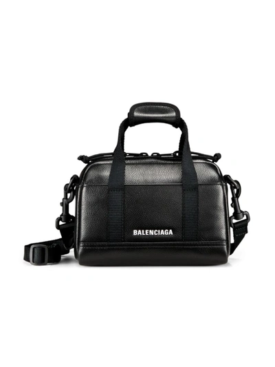 Shop Balenciaga Men's Xs Explorer Duffle Bag In Black White