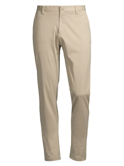 Shop Rhone Men's 32" Slim-fit Commuter Pants In Khaki