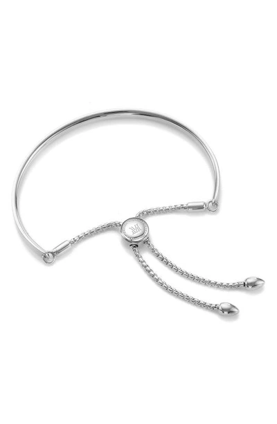 Shop Monica Vinader Fiji Chain Bracelet In Silver