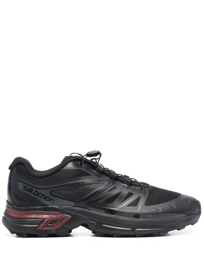 Shop Salomon Xt-wings 2 Advanced Low-top Sneakers In Black