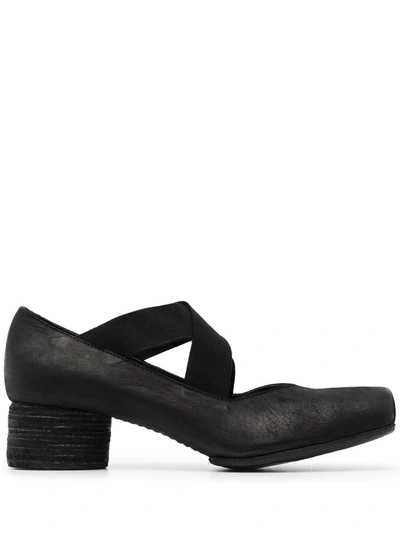 Shop Uma Wang 25mm Square-toe Ballerina Shoes In Black