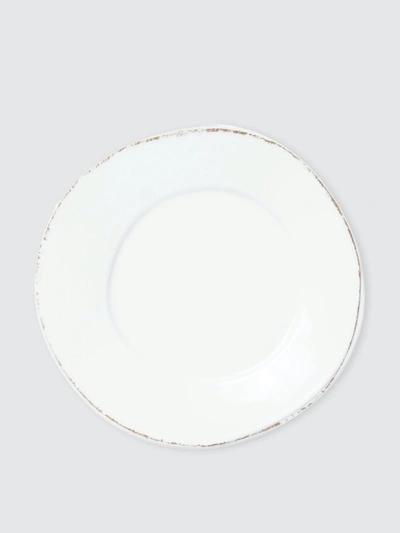 Shop Vietri Melamine Lastra Dinner Plate In White