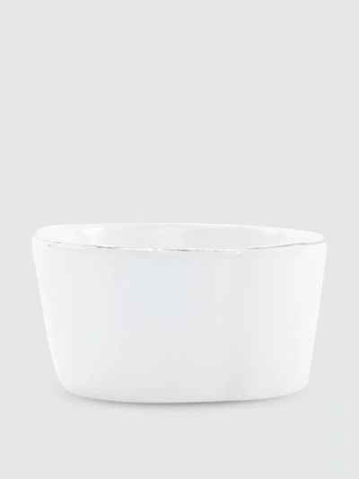 Shop Vietri Melamine Lastra Condiment Bowl In White