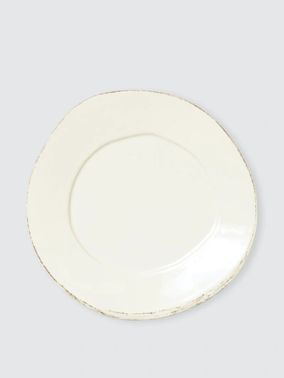 Shop Vietri Lastra Salad Plate In Linen