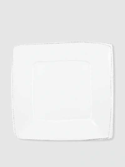 Shop Vietri Lastra Square Platter In White