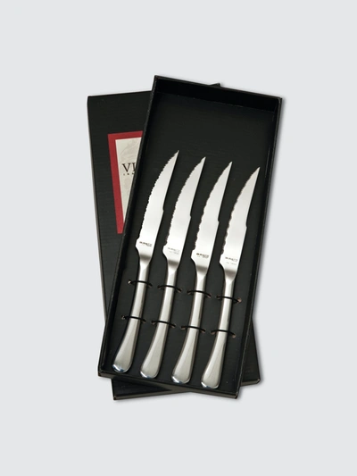 Shop Vietri Settimocielo Steak Knives In Silver