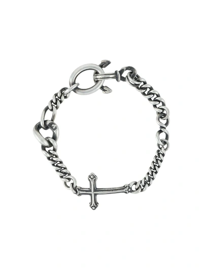 Shop Werkstatt:münchen Faith Love Hope Bracelet In Silber