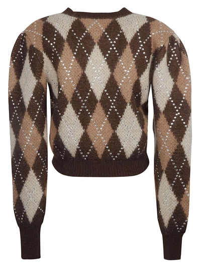 Shop Alessandra Rich Sweaters Brown