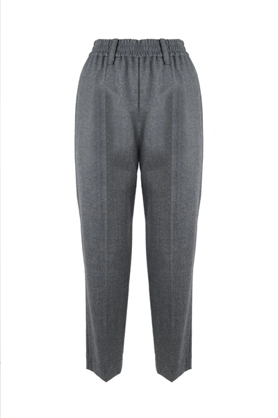 Shop Brunello Cucinelli Trousers Grey