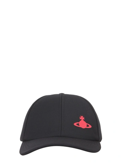 Shop Vivienne Westwood Baseball Cap In Black