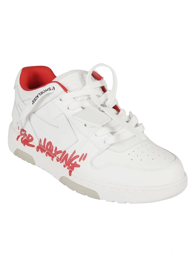 Shop Off-white Off White Sneakers In White Red