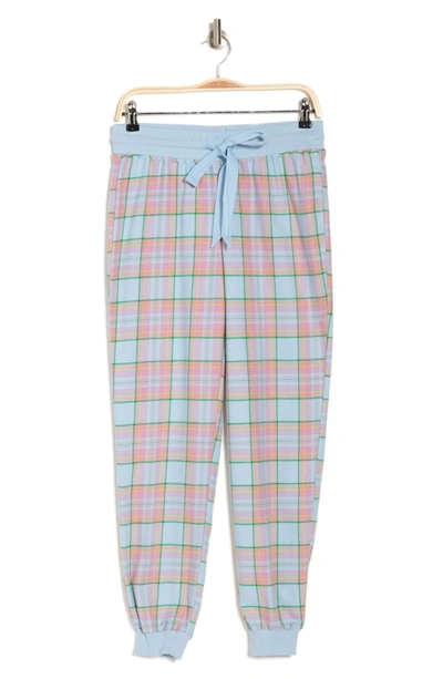 Shop Abound Flannel Joggers In Blue Dream Holiday Tartan