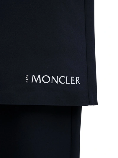 Shop Moncler Genius Logo Wasiband Pants By Hyke In Black
