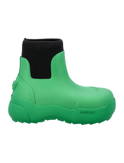 Shop Ambush Rubber Boots In Green