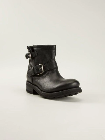 Shop Ash Buckled Biker Boots