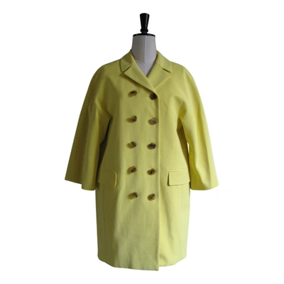 Pre-owned Jill Stuart Coat In Yellow