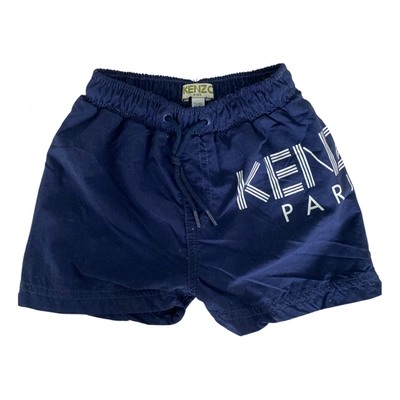 Pre-owned Kenzo Kids' Shorts In Blue