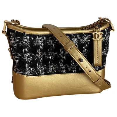 Gabrielle leather crossbody bag Chanel Gold in Leather - 36281869