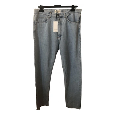 Pre-owned Faith Connexion Straight Jeans In Blue